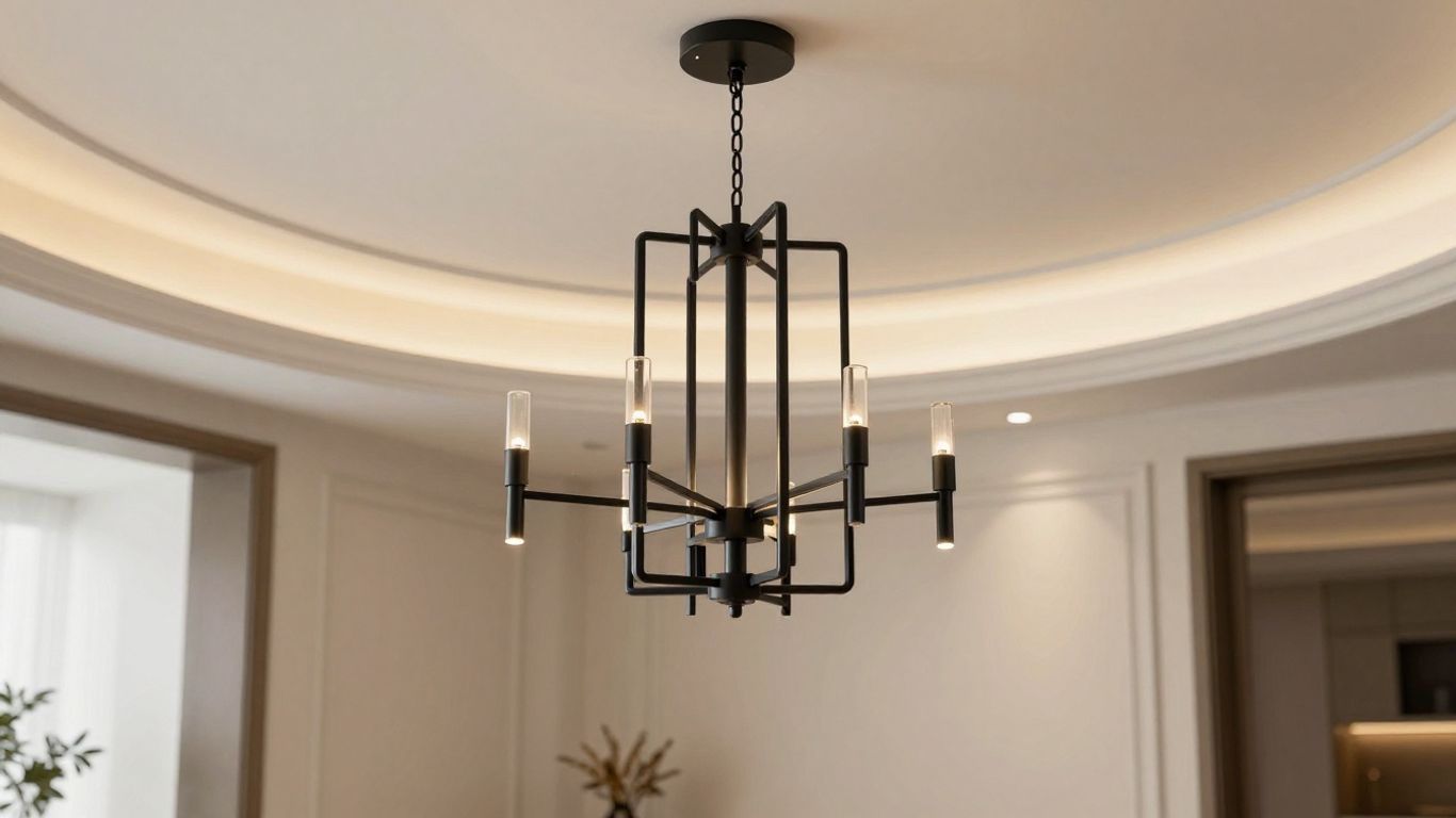 Elevate Your Space with a Stunning Modern Black Chandelier | tag 2 ...