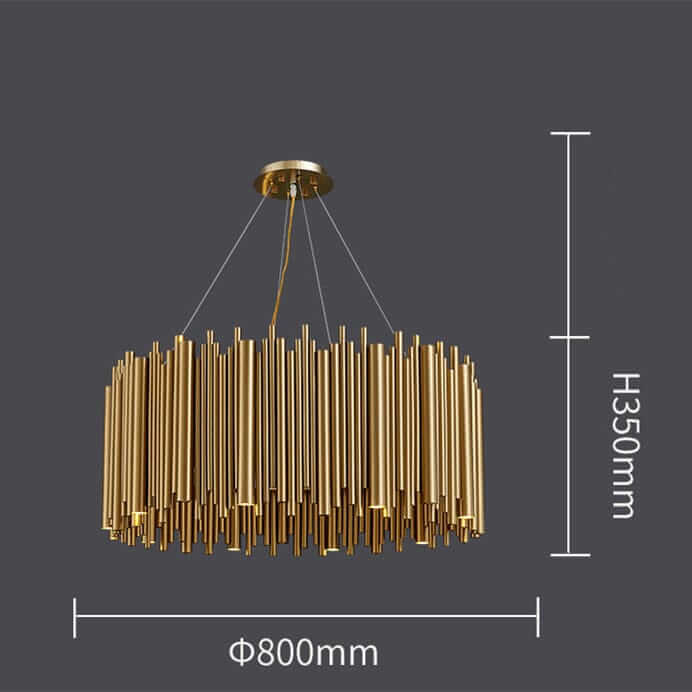 Gold Chandelier - A Beautiful Nest-Shaped Frame