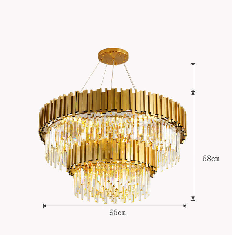 Gold Chandelier - A Stunning Centerpiece For Any Room