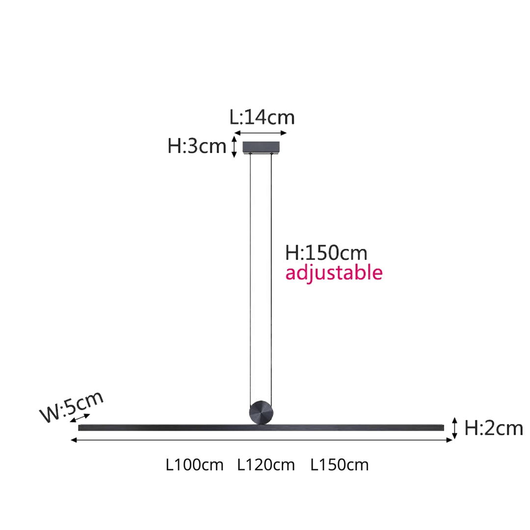 Black Ceiling Light - Touch Of Modern Elegance