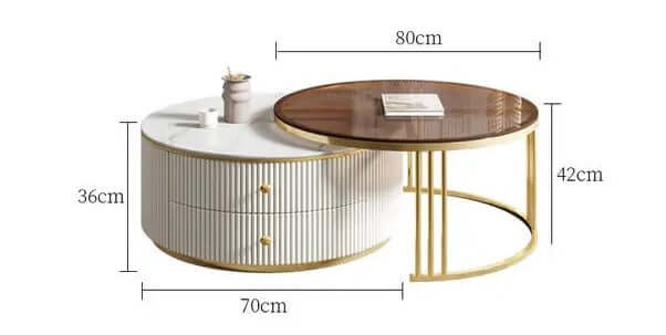 Jindalee Round Luxury Coffee Table