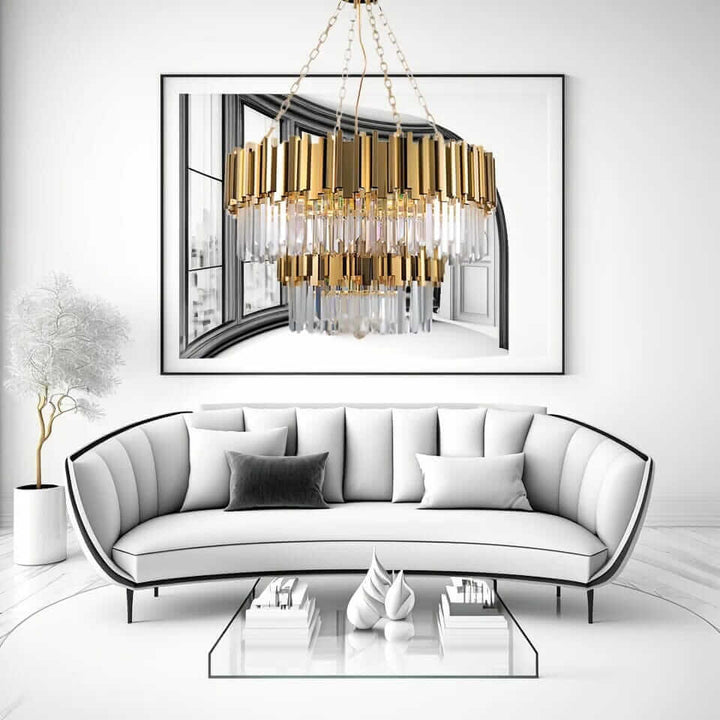 Gold Chandelier - A Stunning Centerpiece For Any Room