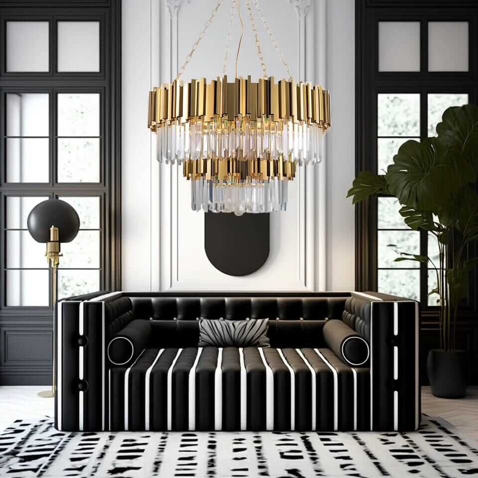 Gold Chandelier - A Stunning Centerpiece For Any Room