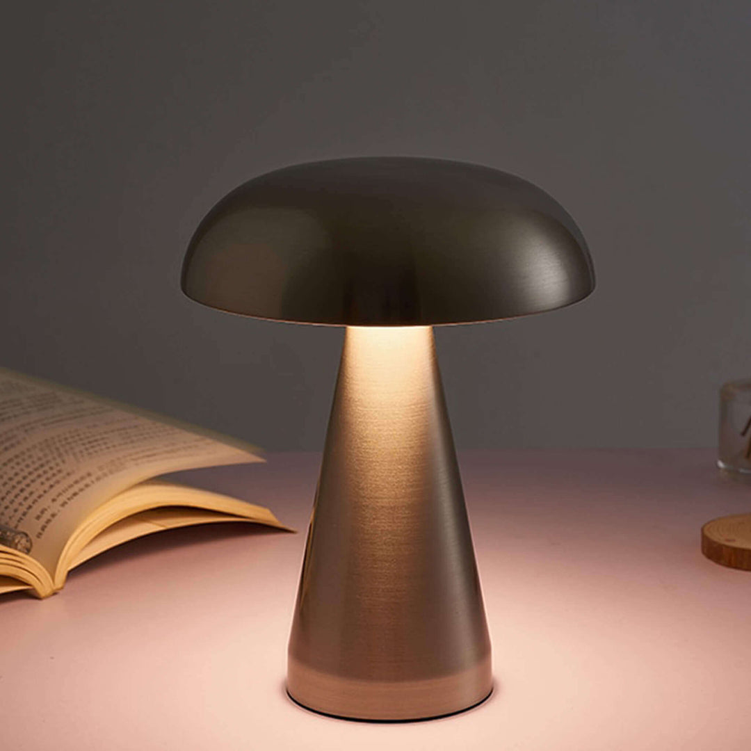 Flint Metal LED Mushroom Night Light