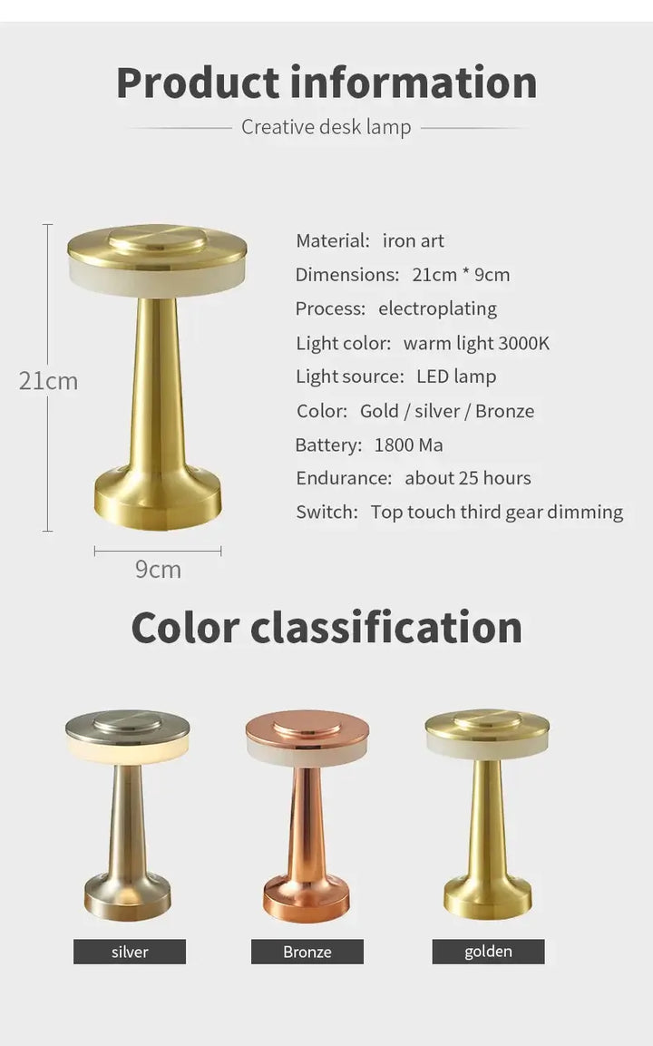 Cordless Table Lamps - Perfect For Home Or Your Business