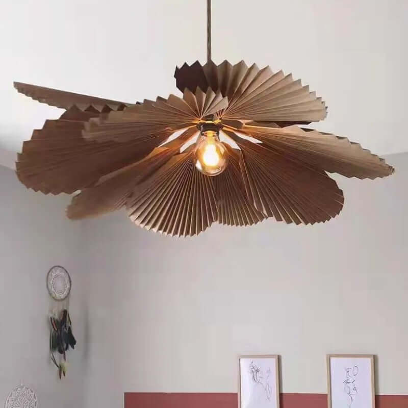 Rasine Nordic Vintage Fan Leaves Light