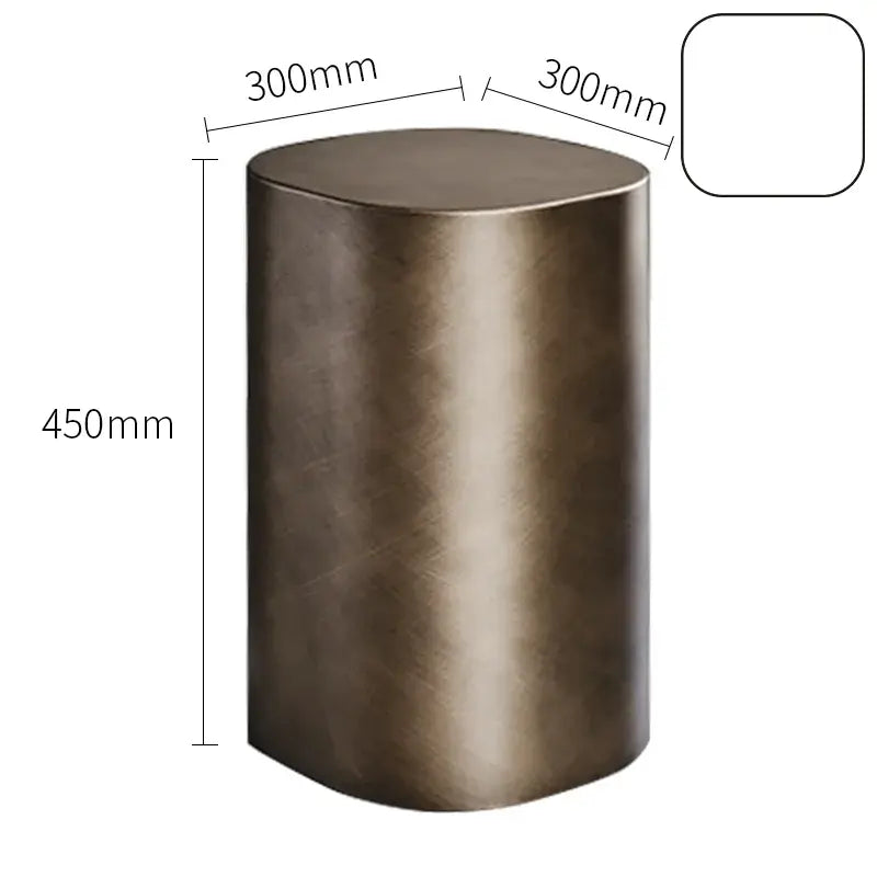 Side Table Round Metal - Elegant Side Table