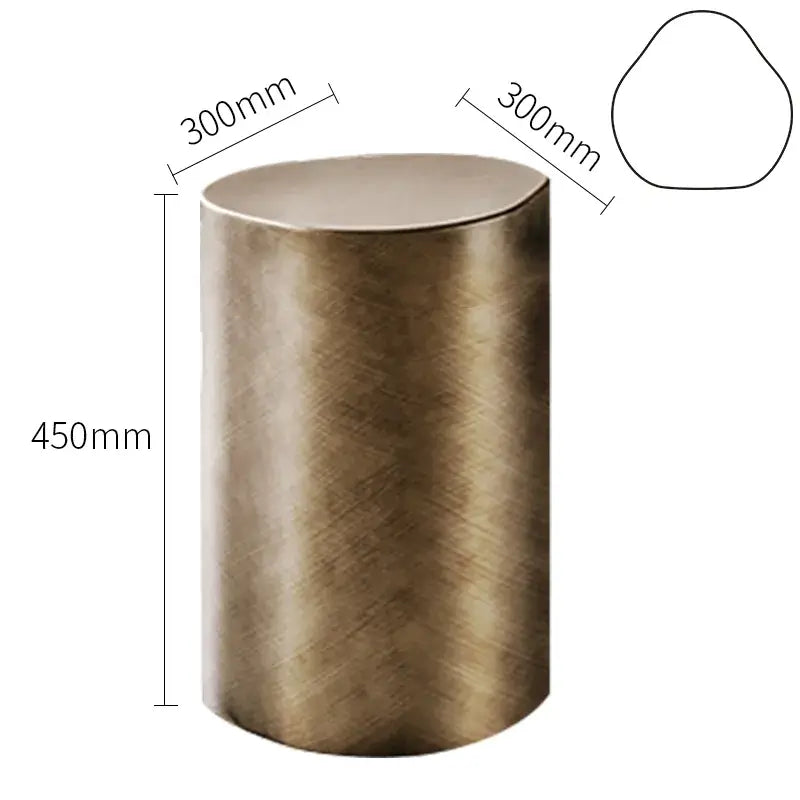 Side Table Round Metal - Elegant Side Table