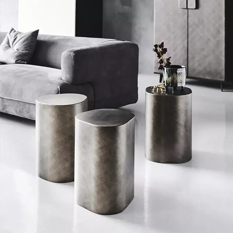 Side Table Round Metal - Elegant Side Table