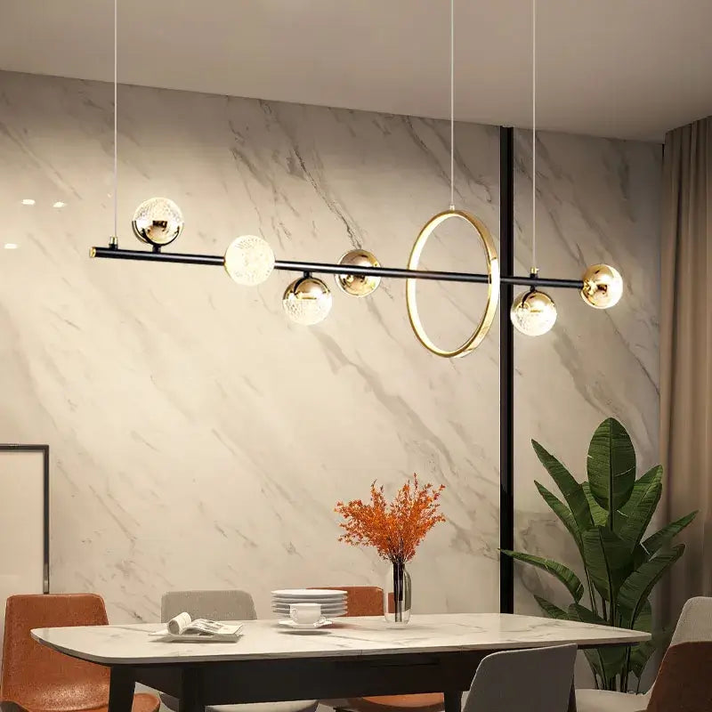 David Gold Ball Chandelier