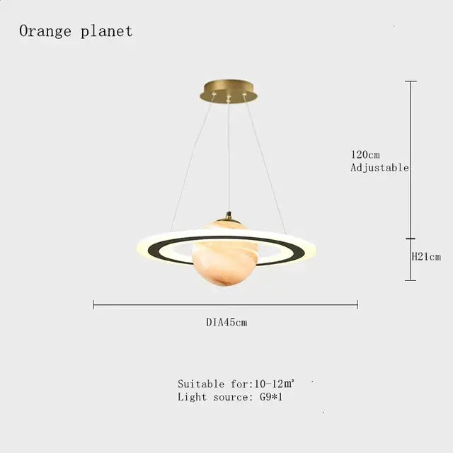 Logan Planet Acrylic Space Star Light