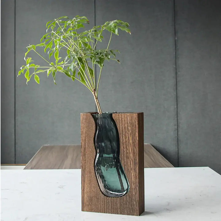 Green Glass Vase - Traditional And Contemporary Interiors
