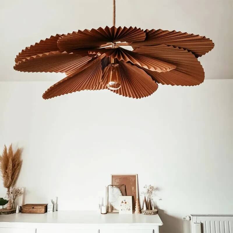 Rasine Nordic Vintage Fan Leaves Light