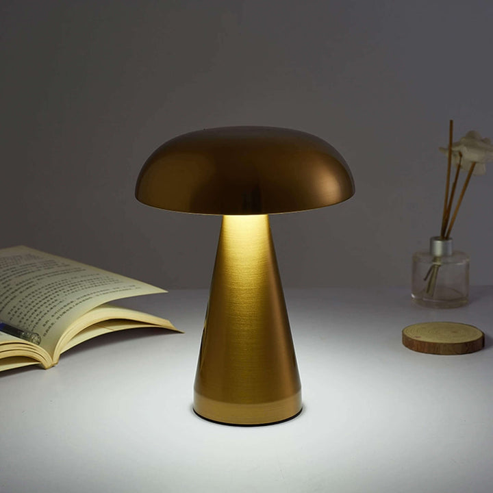 Flint Metal LED Mushroom Night Light