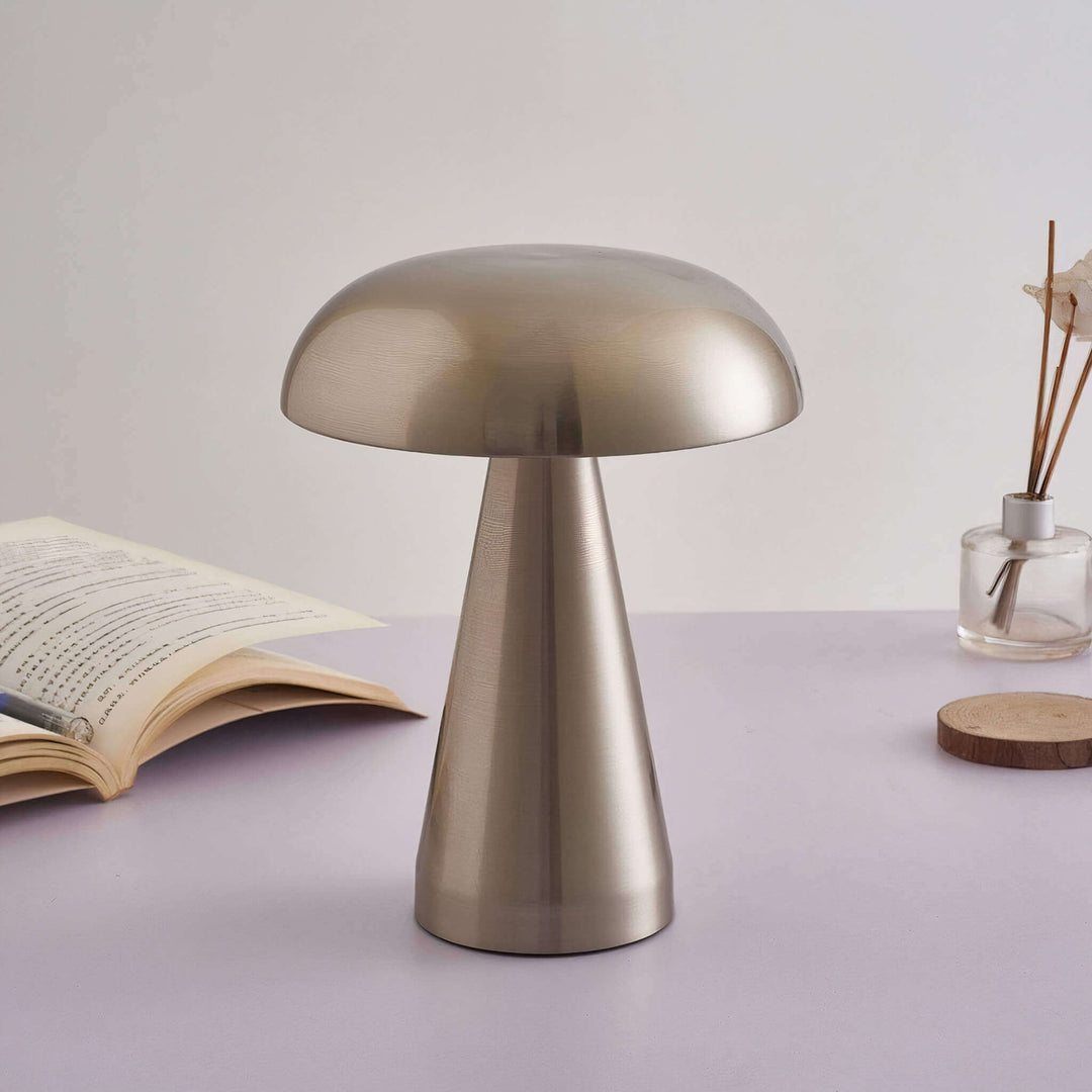 Flint Metal LED Mushroom Night Light