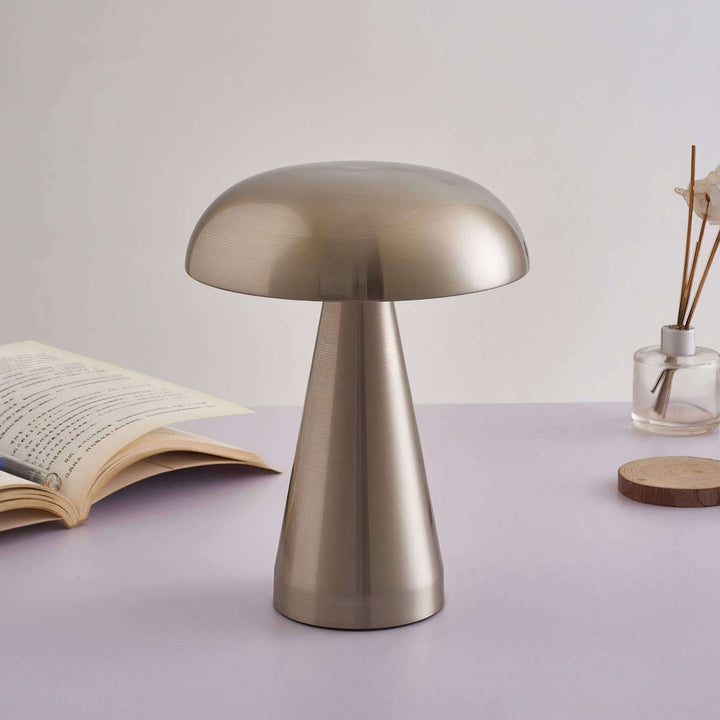 Flint Metal LED Mushroom Night Light