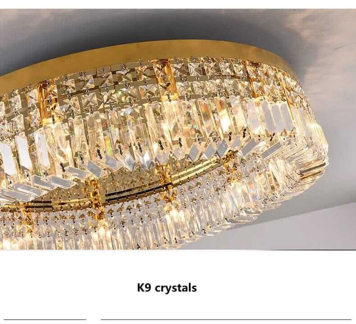 Gold Chandelier - Dazzling Display Of Light