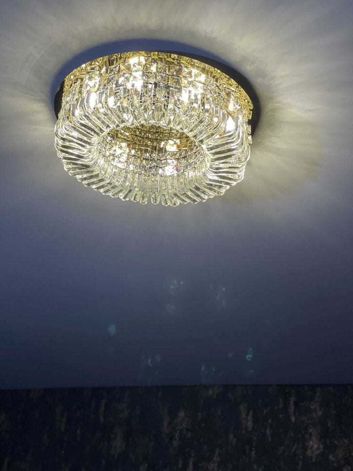 Gold Chandelier - Dazzling Display Of Light