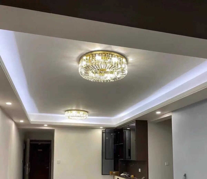 Gold Chandelier - Dazzling Display Of Light