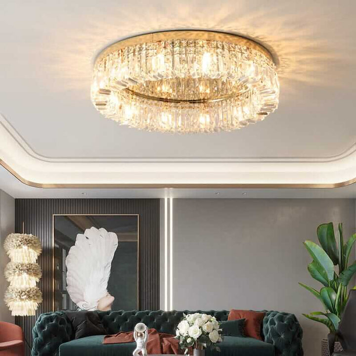 Gold Chandelier - Dazzling Display Of Light