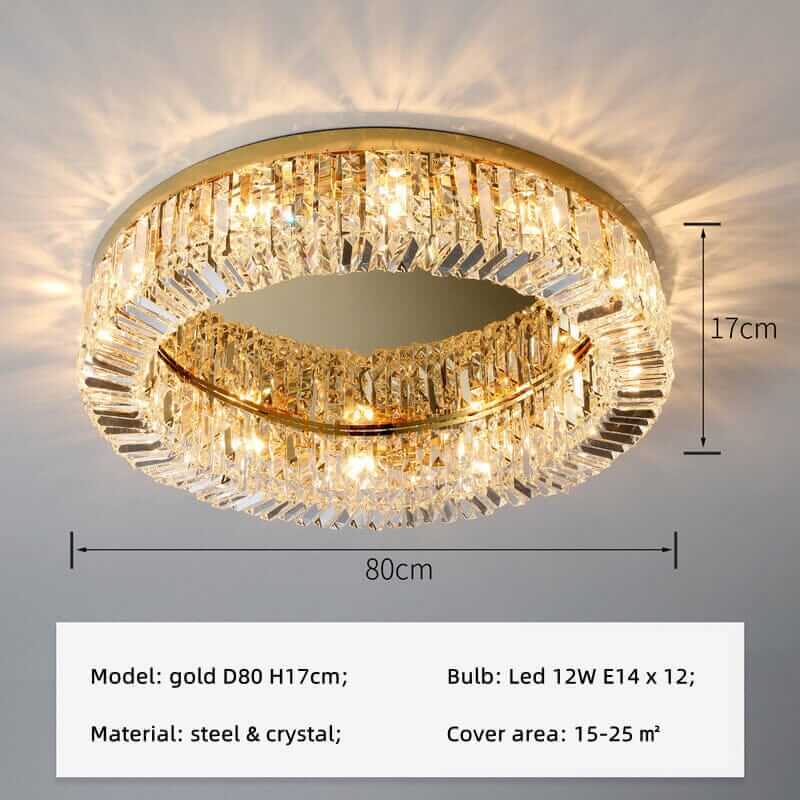 Gold Chandelier - Dazzling Display Of Light
