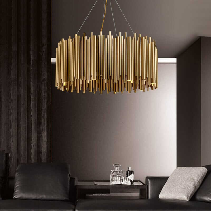 Gold Chandelier - A Beautiful Nest-Shaped Frame