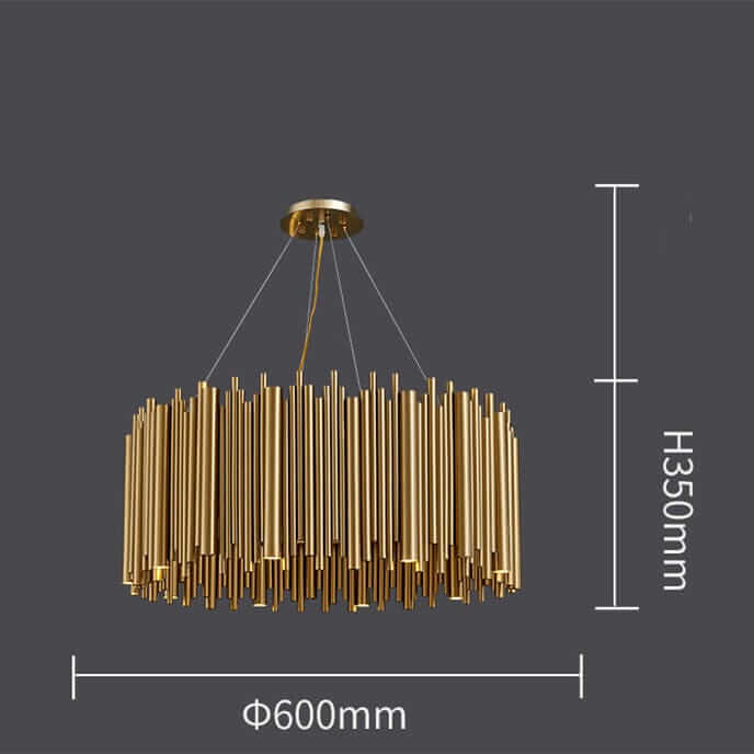 Gold Chandelier - A Beautiful Nest-Shaped Frame