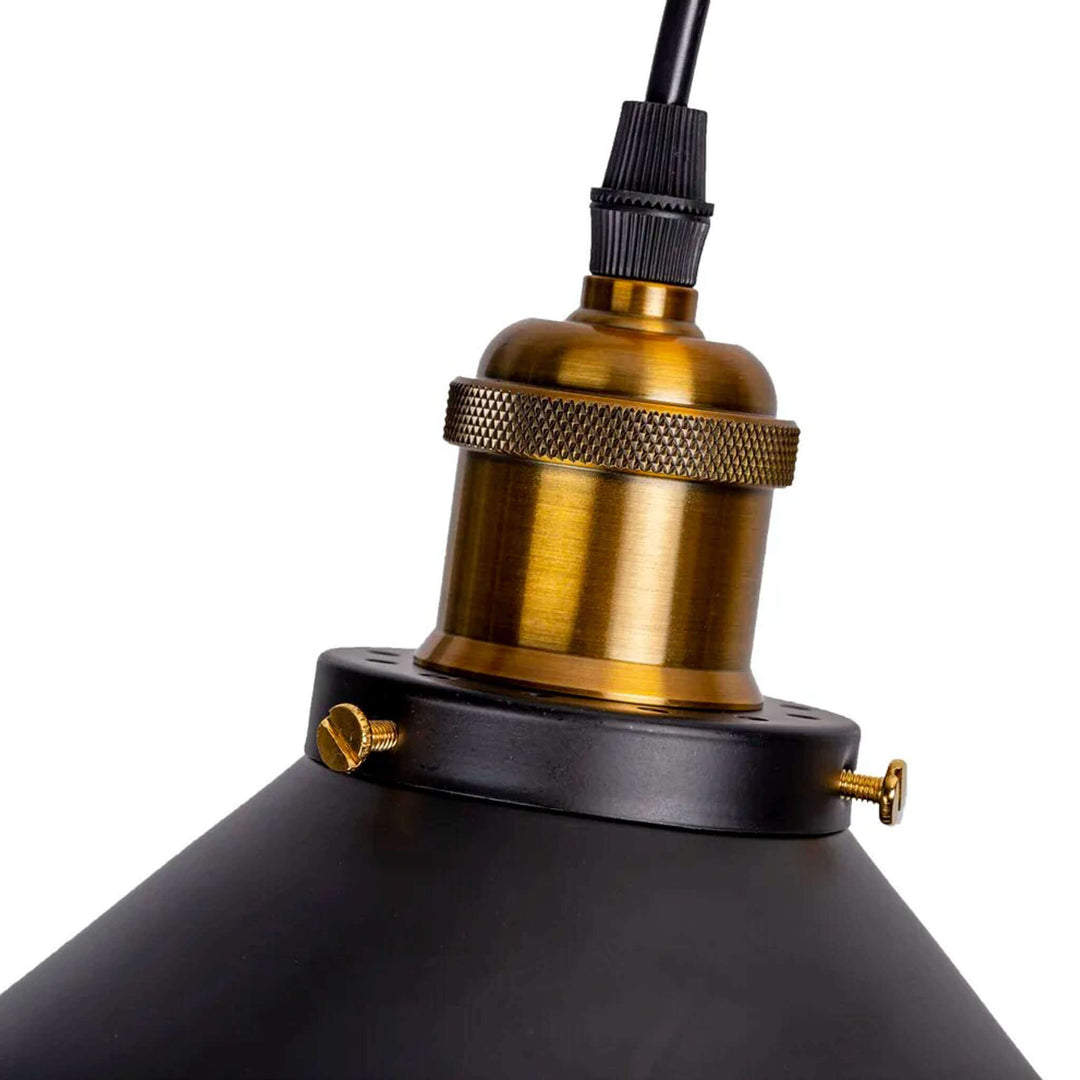 Black Ceiling Light - Vintage Charm & Industrial Style
