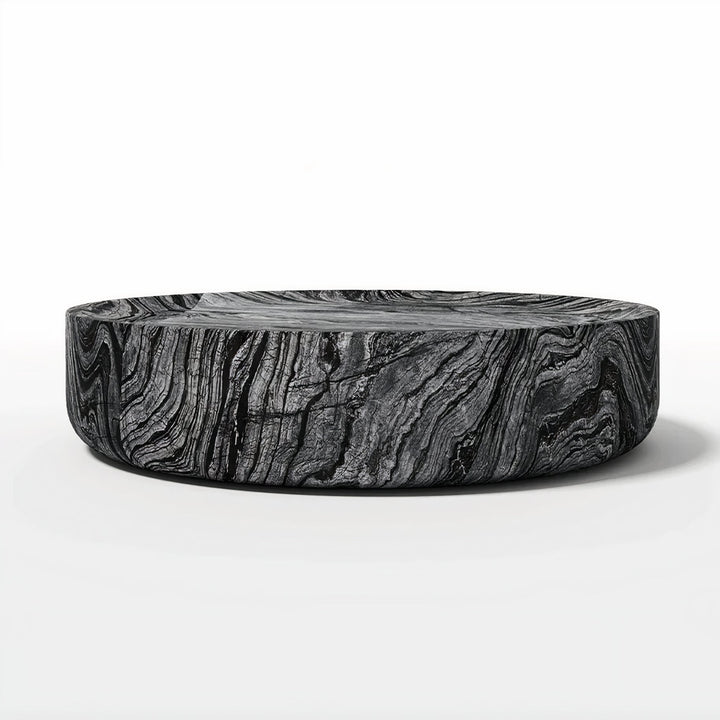 Round Stone Coffee Table - Versatile & Timeless