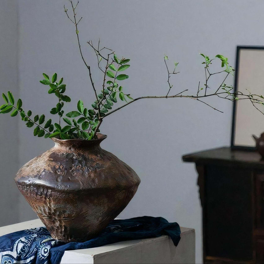 Shop Spring Vase - Unique Rusted Iron Effect Design