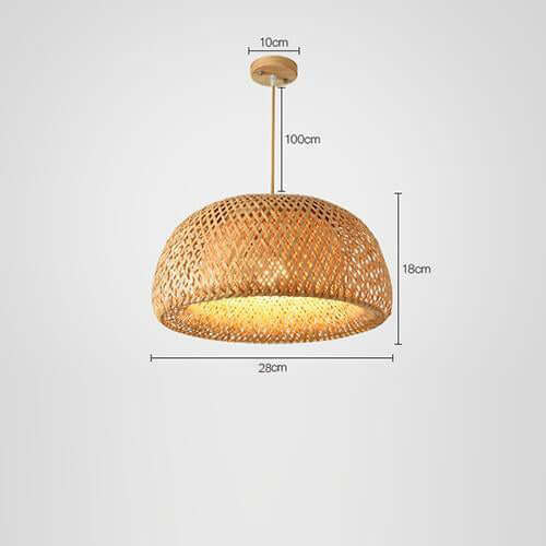 Bamboo Ceiling Light - Nature-Inspired Aesthetics