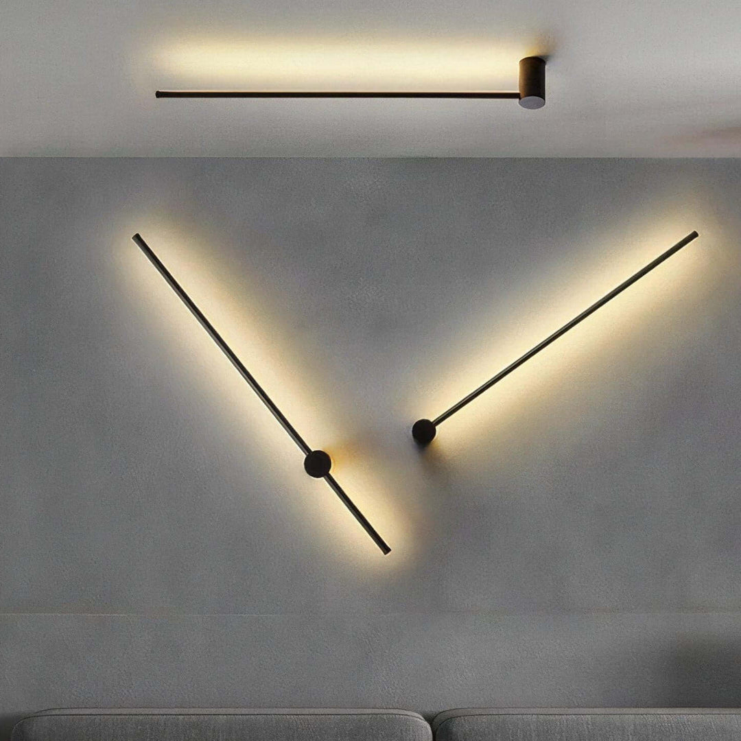 LED Light On Wall - Minimal Design