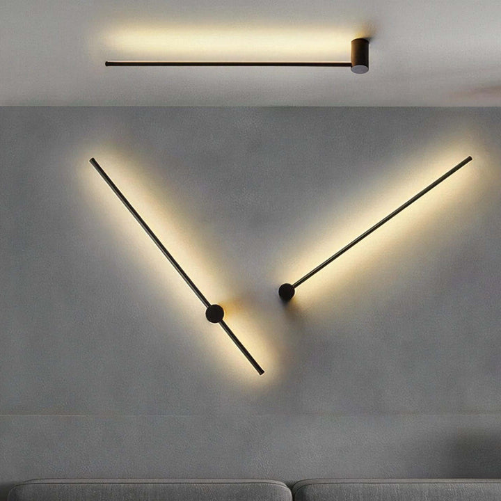 LED Light On Wall - Minimal Design