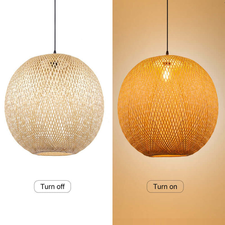 Rattan Lights - Rustic Charm & Elegance