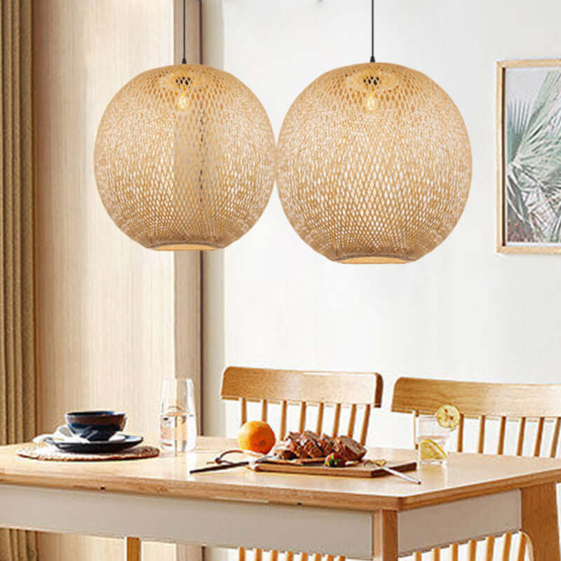 Rattan Lights - Rustic Charm & Elegance