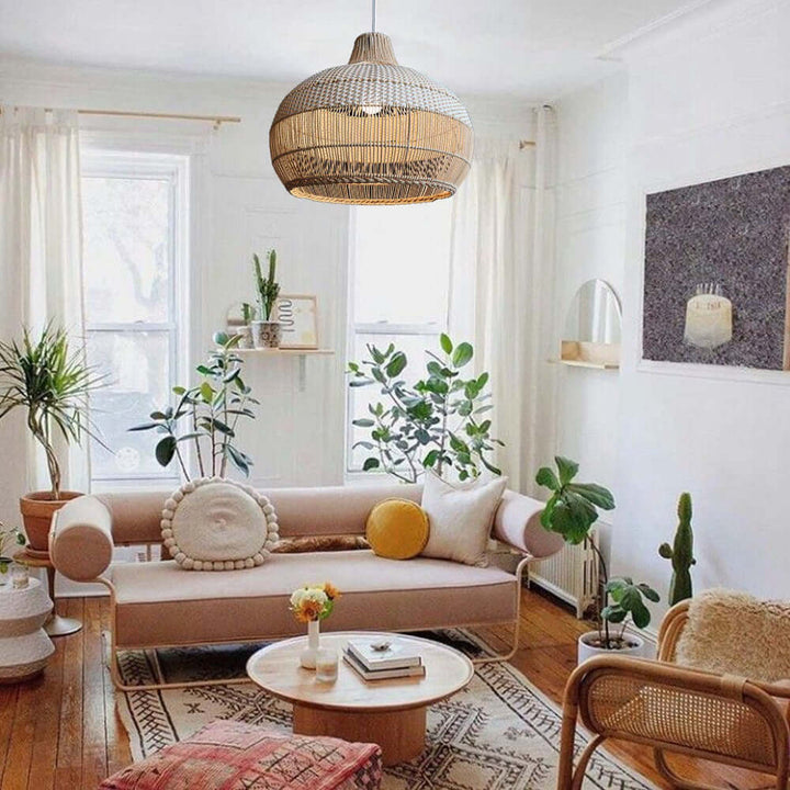 Eloise Handwoven Rattan Pendant Lighting