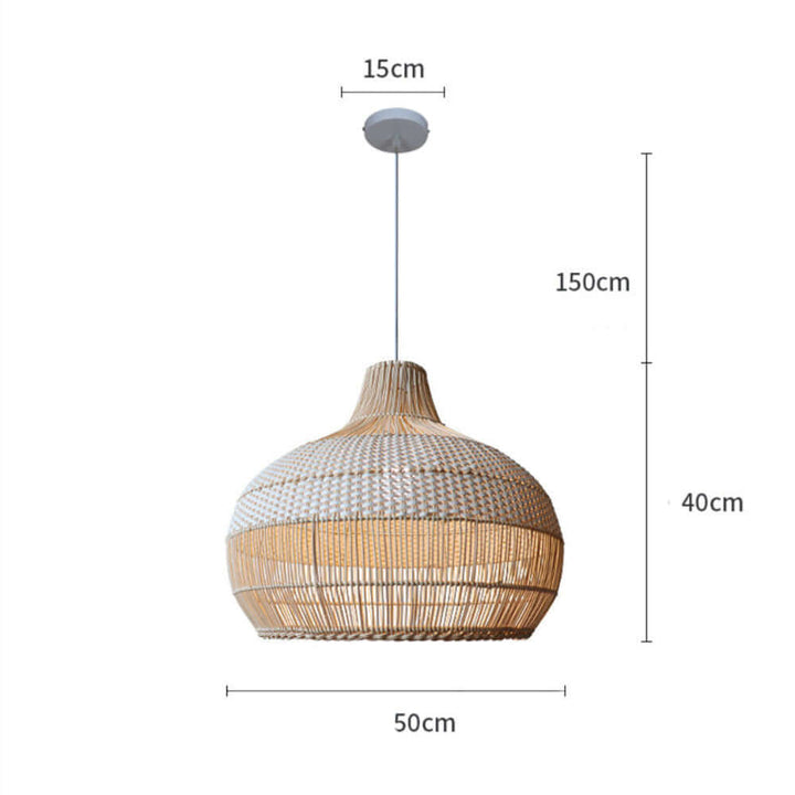 Rattan Pendant Lights - Soft, Inviting Glow