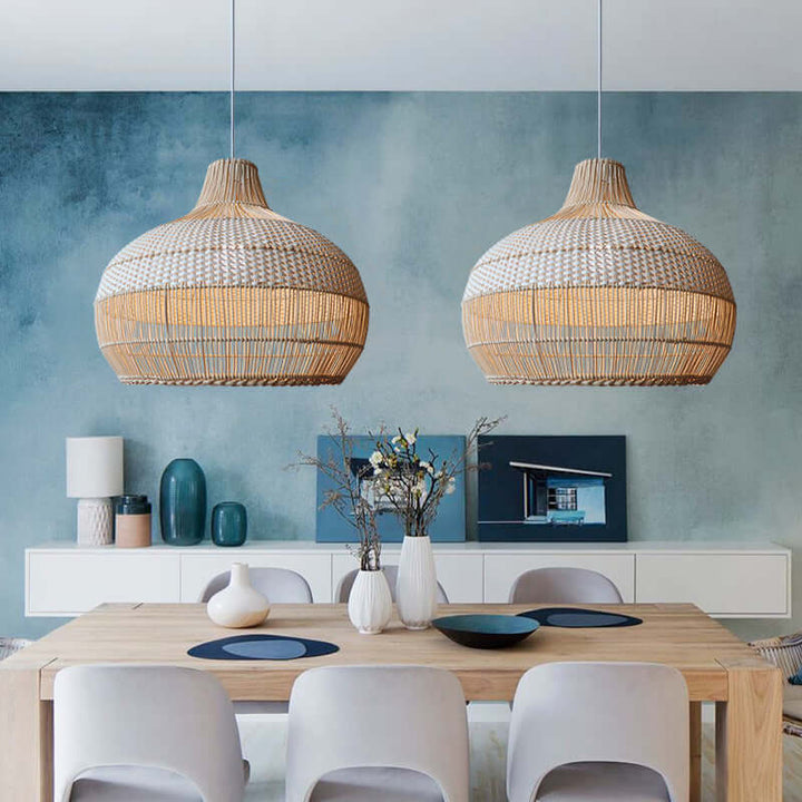 Rattan Pendant Lights - Soft, Inviting Glow