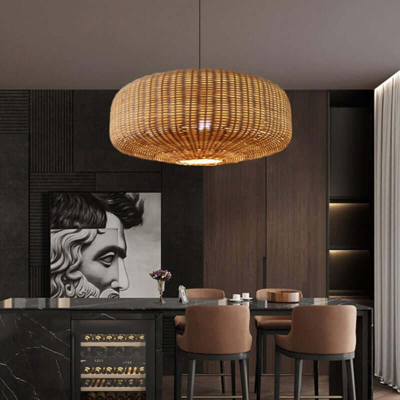 Leona Woven Rattan Pendant Lighting