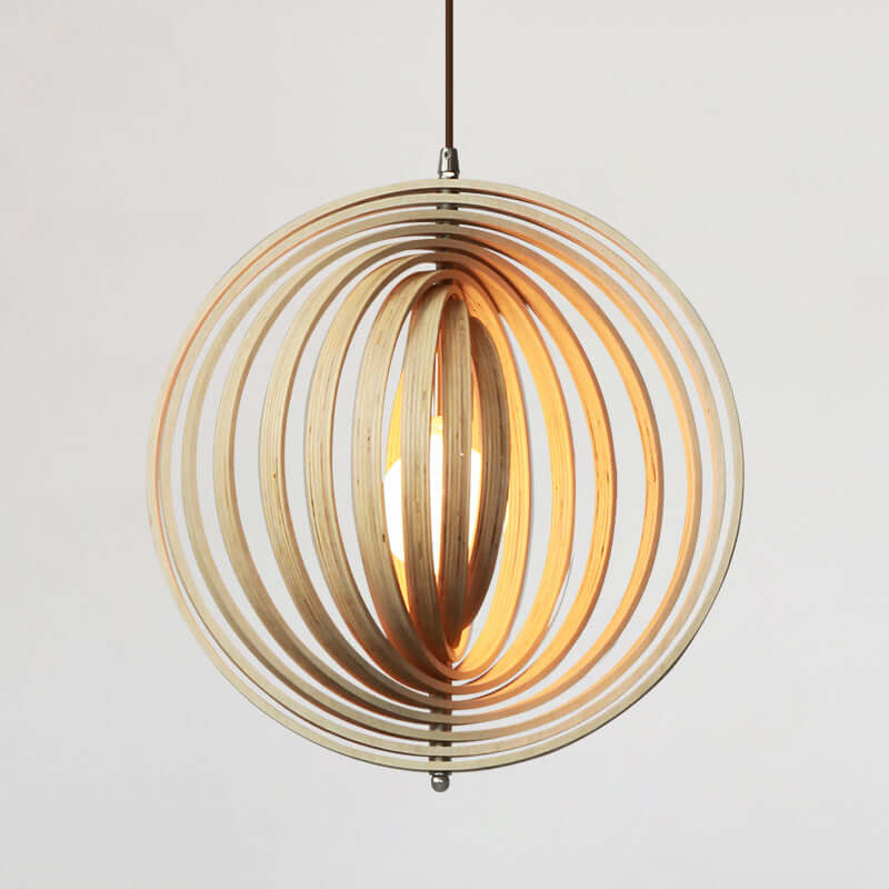 Wood Pendant Light - Perfect For A Cozy Home