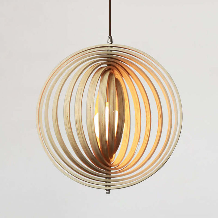 Wood Pendant Light - Perfect For A Cozy Home