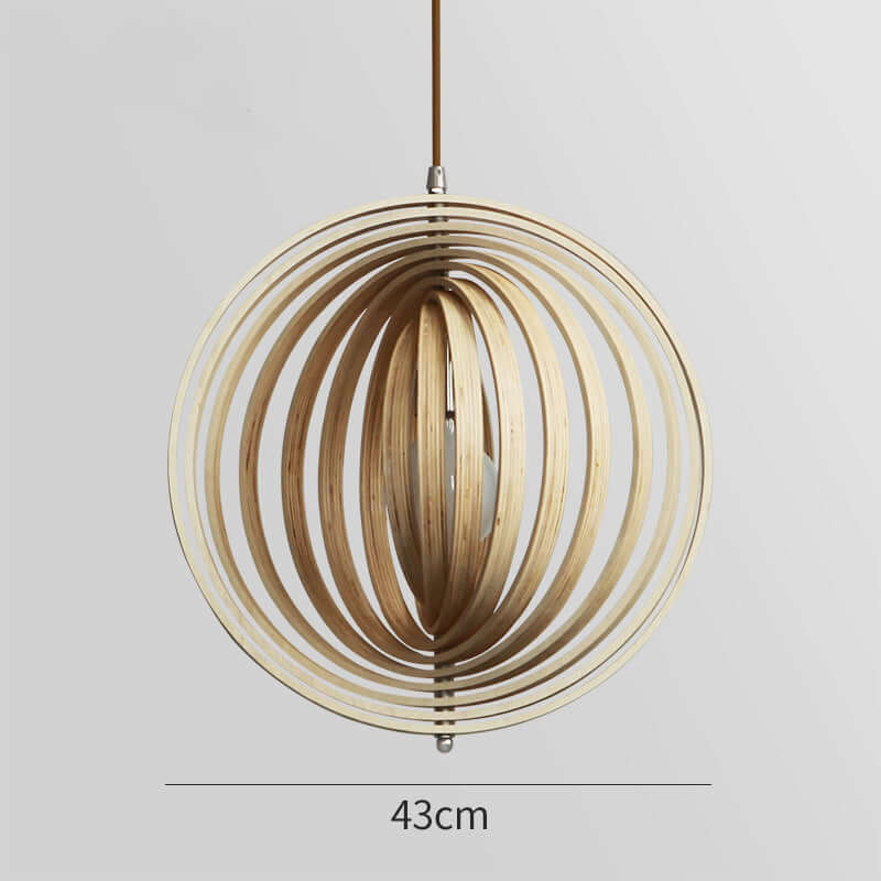 Wood Pendant Light - Perfect For A Cozy Home