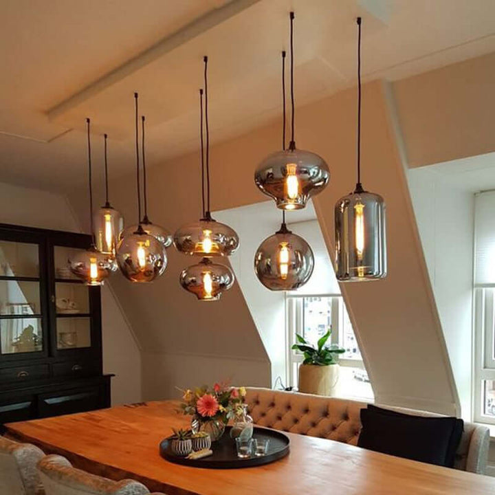 Glass Pendant Light Shades - Soft, Mood-Enhancing Light