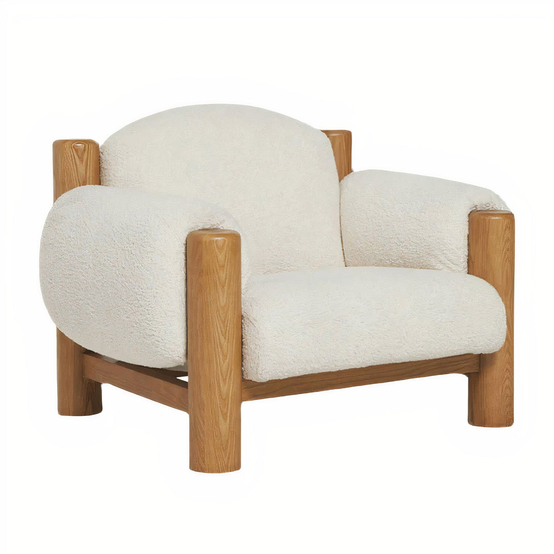 Armchair With Wood - Modern To Traditional