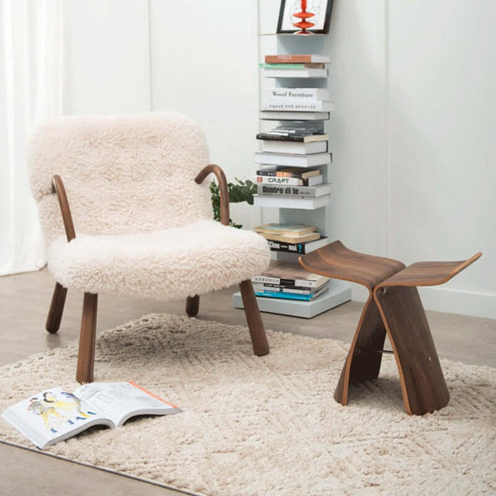 Wood Stool Side Table - Durability & Elegance