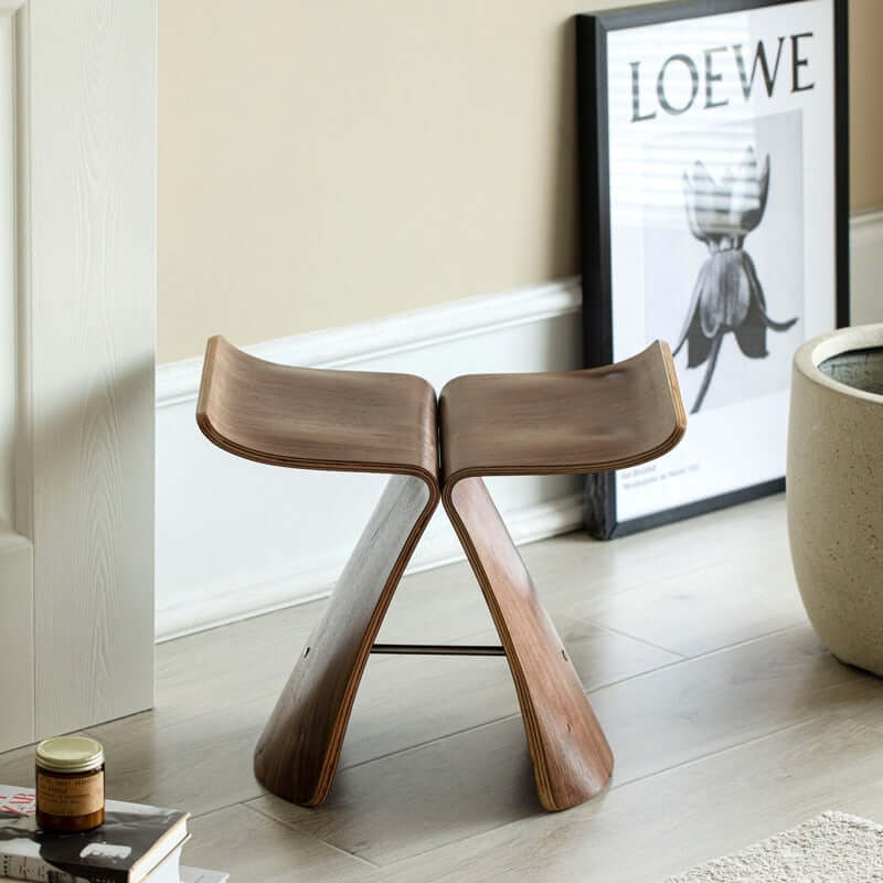 Wood Stool Side Table - Durability & Elegance