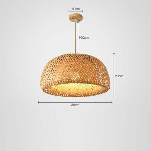 Bamboo Ceiling Light - Nature-Inspired Aesthetics