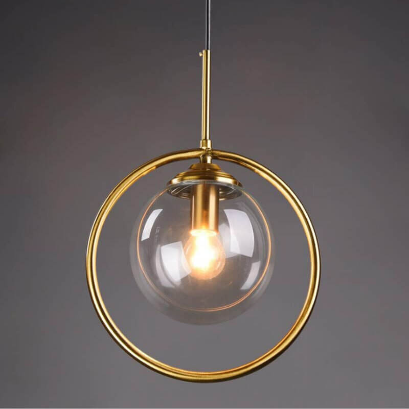 Glass Globe Pendant Light - A Soothing Ambiance