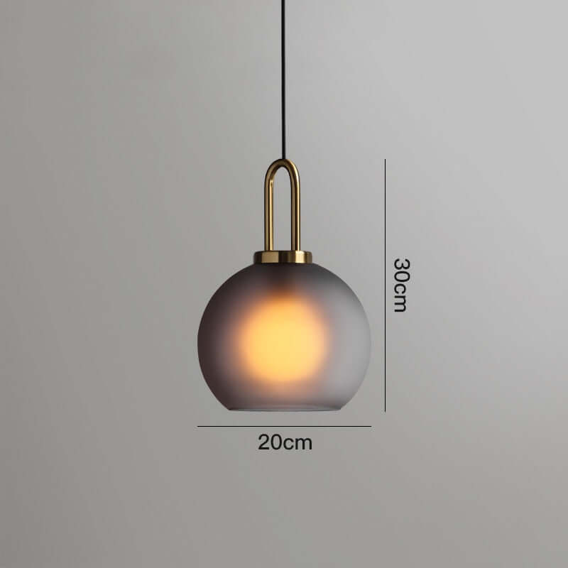 Glass Globe Pendant Light - Timeless Beauty