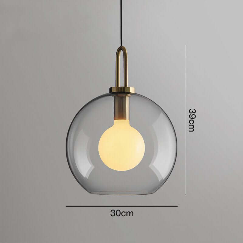 Glass Globe Pendant Light - Timeless Beauty